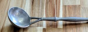 Vintage Wilton Armetale Pewter Soup Gravy Ladle 7.5" Short Handle Columbia PA